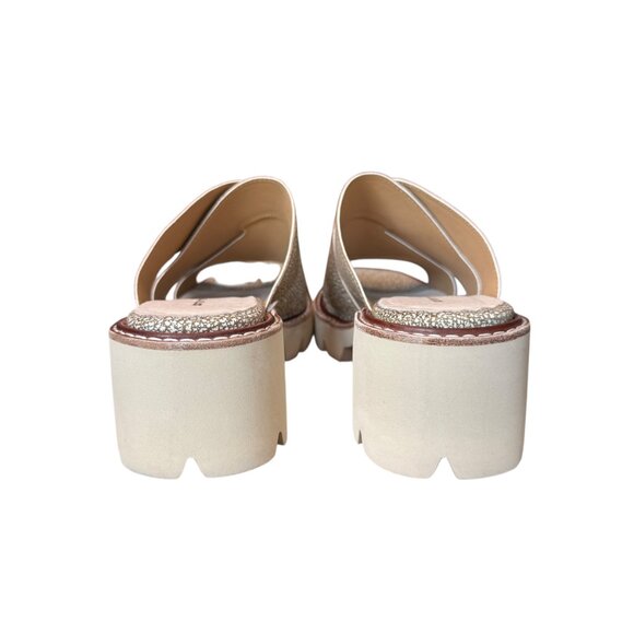 Women's All Black Platform Slip-On Sandals NWOB - Picture 6 of 8